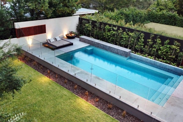 glass pool fence