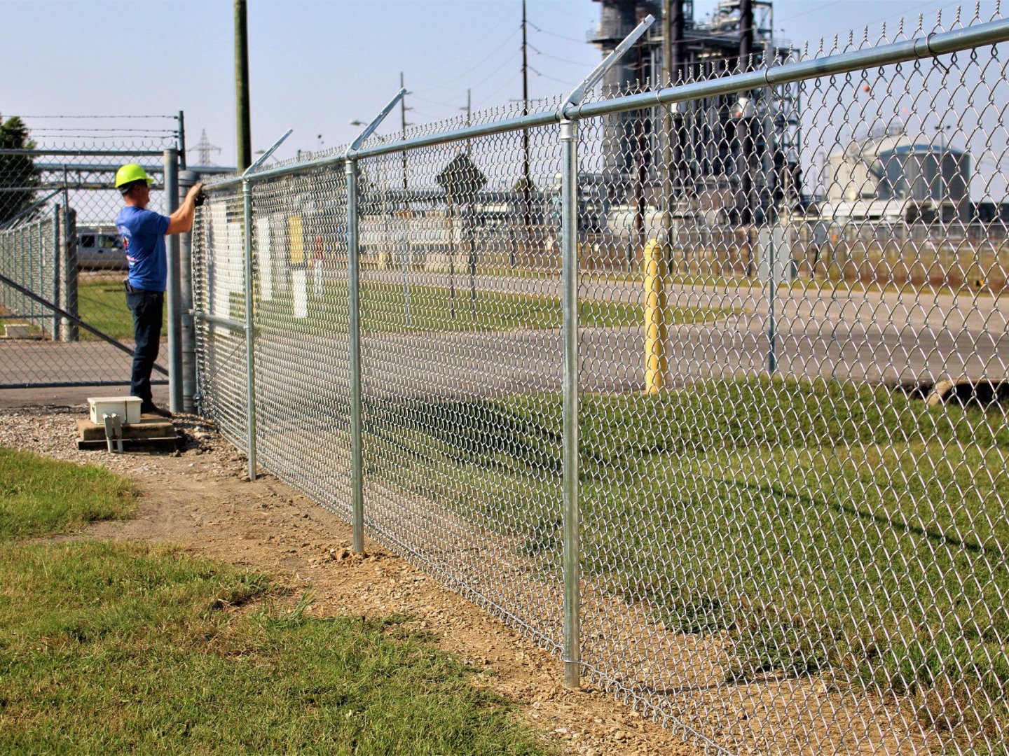Security Chain Link Fence in Evansville, Indiana