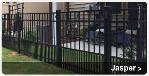 Indiana Aluminum Fence - Jasper Style