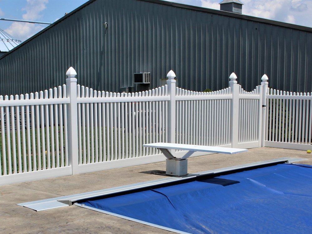 Pool commercial fencing in Illinois