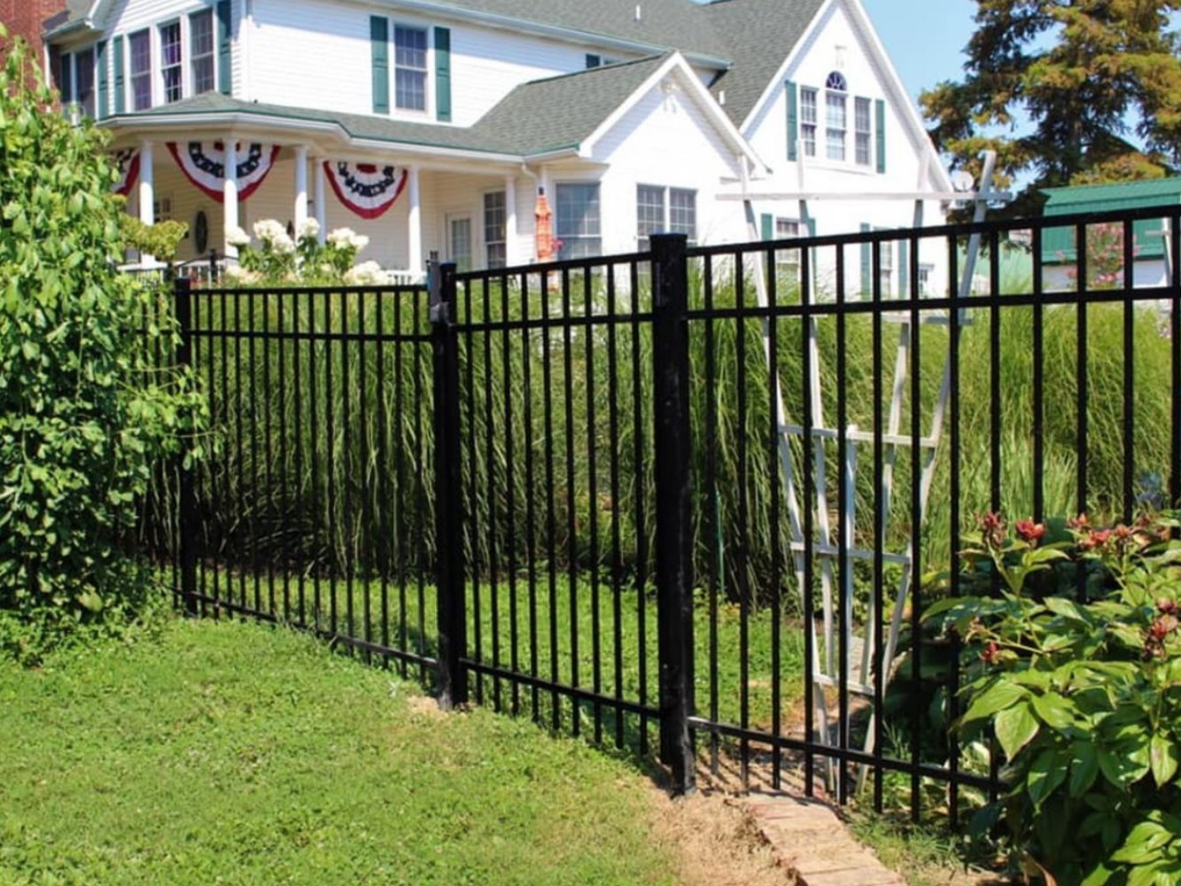 aluminum fence Maunie Illinois