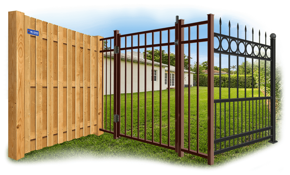Decorative fence features popular with Evansville Indiana