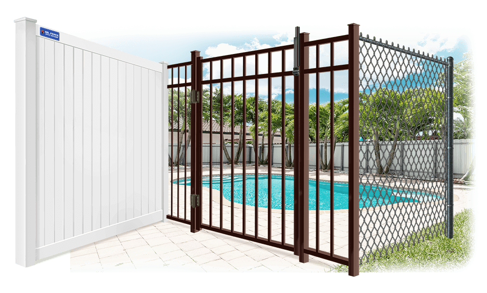 Pool fence features popular with Evansville Indiana