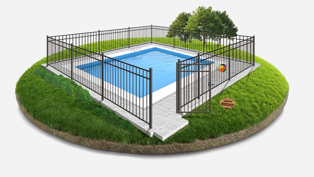 Pool fencing in Evansville indiana