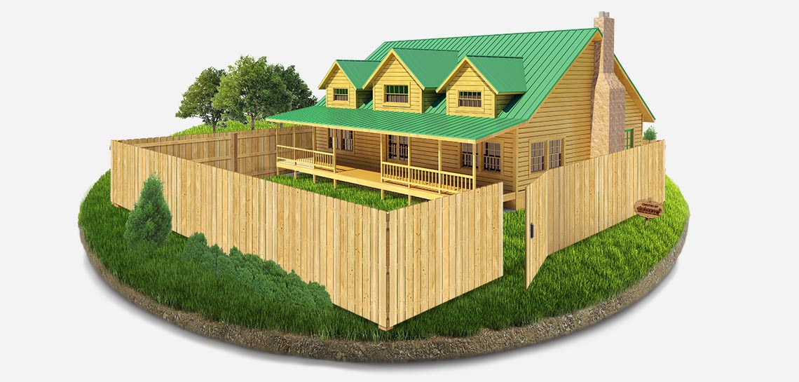 Wood fencing in Evansville indiana