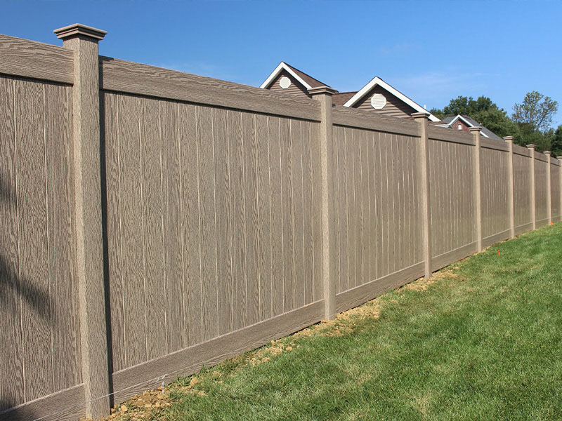 Privacy Fence Example in Boonville Indiana