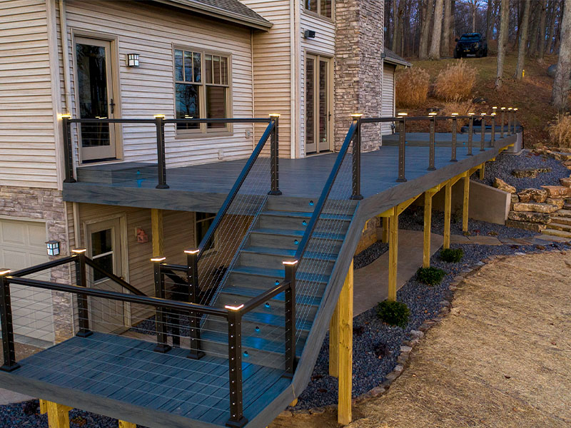 Multi-Tier Deck Oakland City Indiana